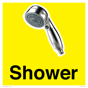 Shower Dementia Friendly Yellow 